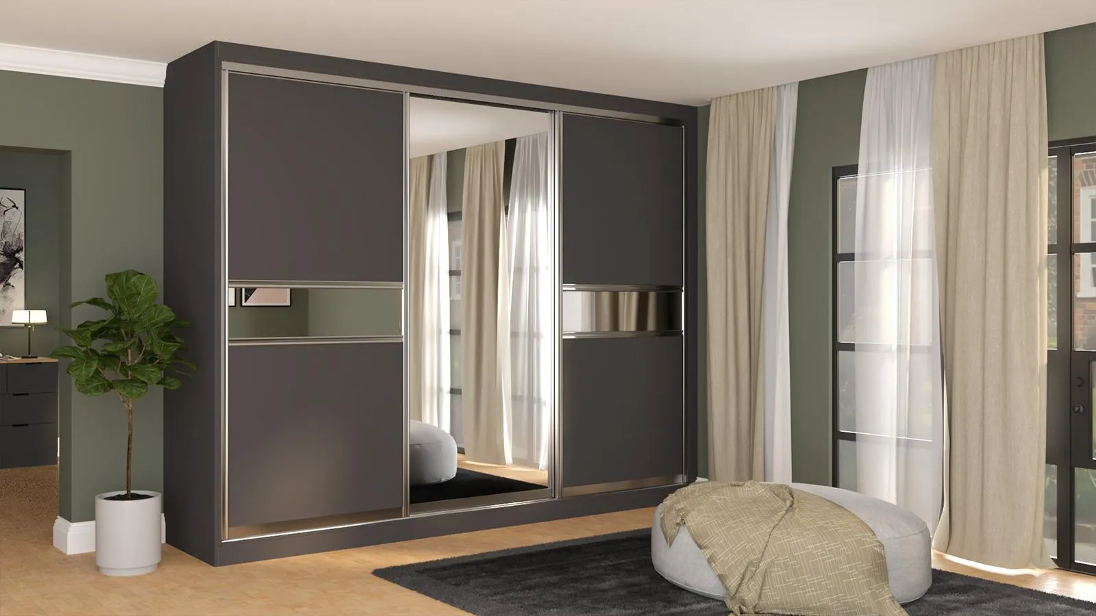 modern sliding wardrobes